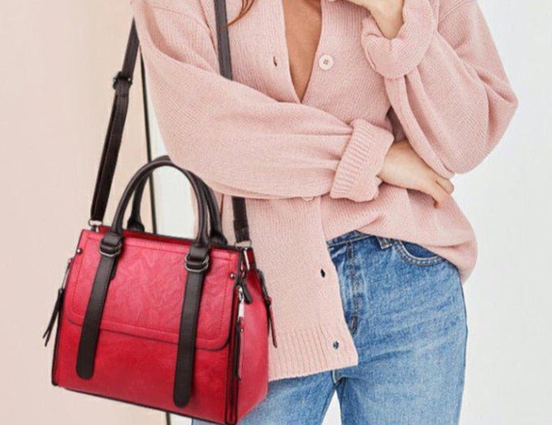 Sac à Main Vintage pas Cher Rouge - Louise Vintage