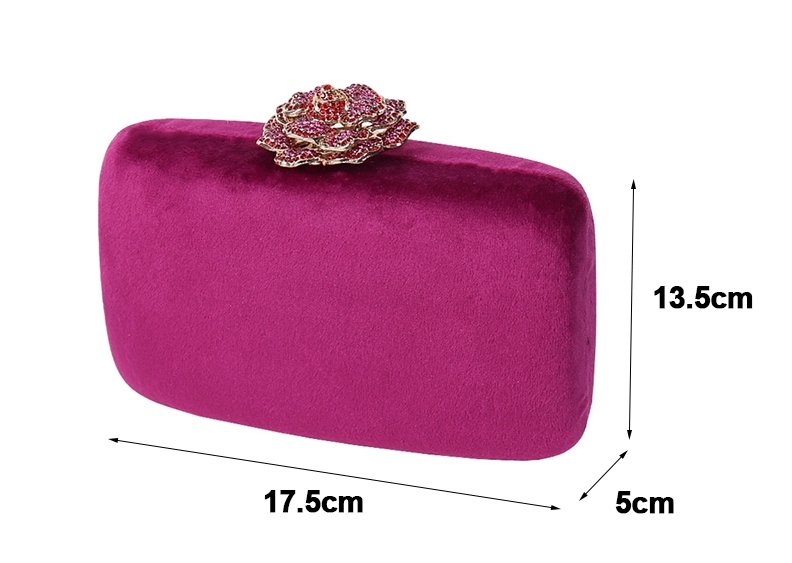 Sac à Main Vintage Style Porte Monnaie Violet - Louise Vintage