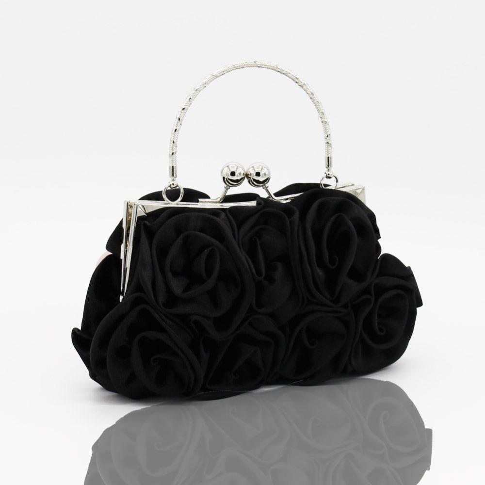 Sac à Main<br> Vintage Roses Noir - Louise Vintage