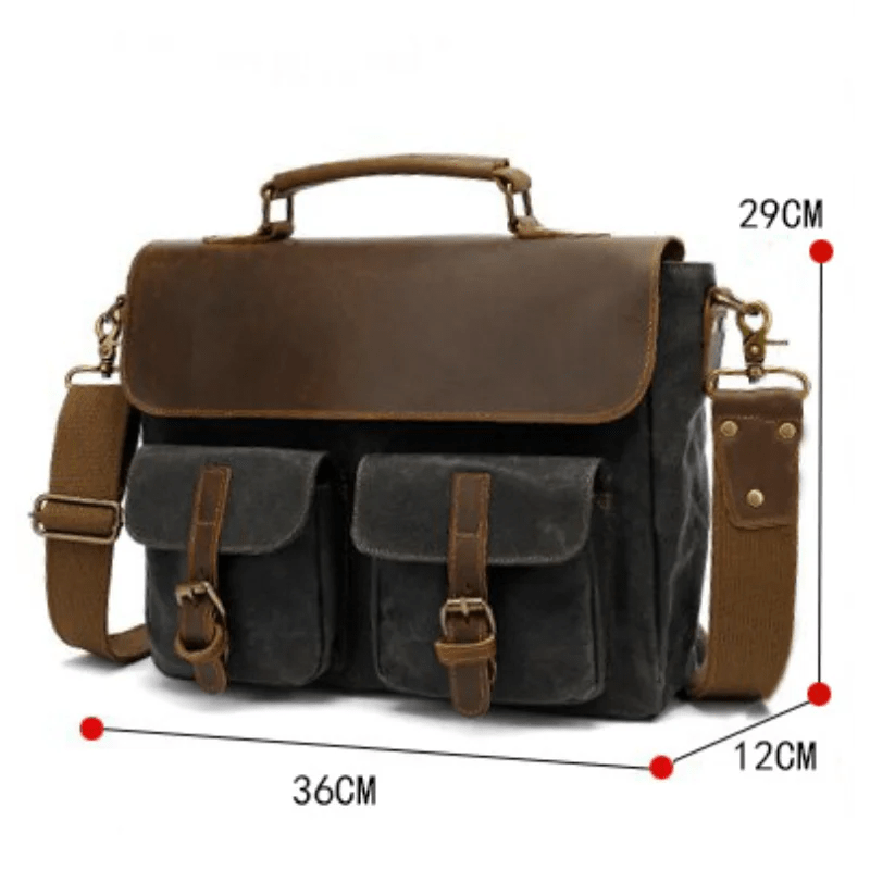 Sac Bandoulière Vintage Noir - Louise Vintage