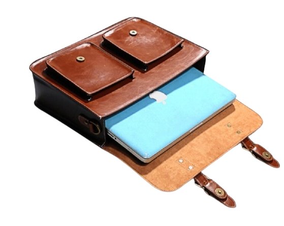 Sac Cartable Femme Vintage Marron - Louise Vintage