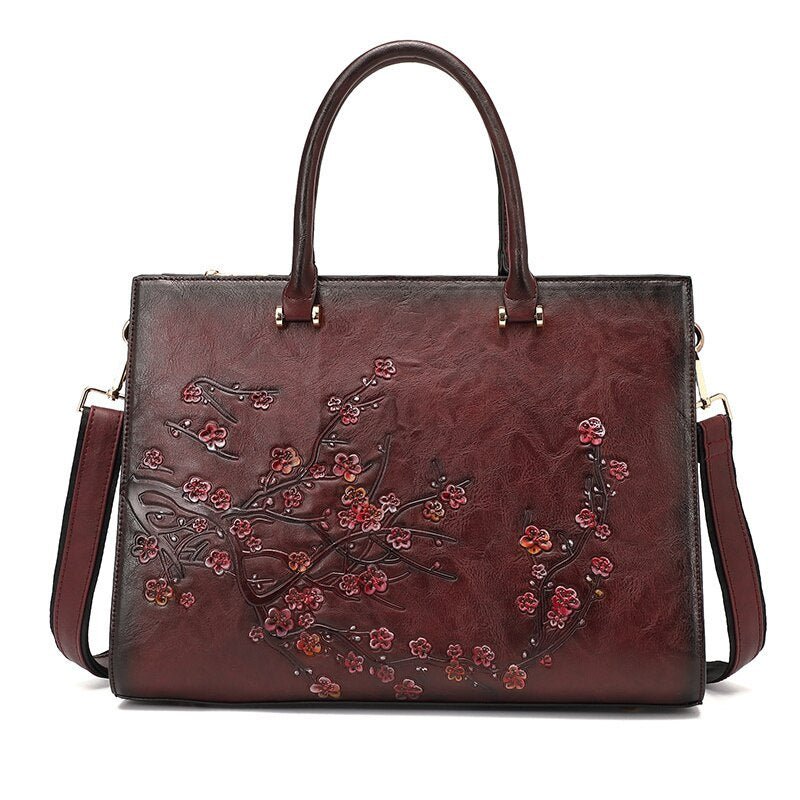 Sac de Cours Vintage Femme Foncé - Louise Vintage