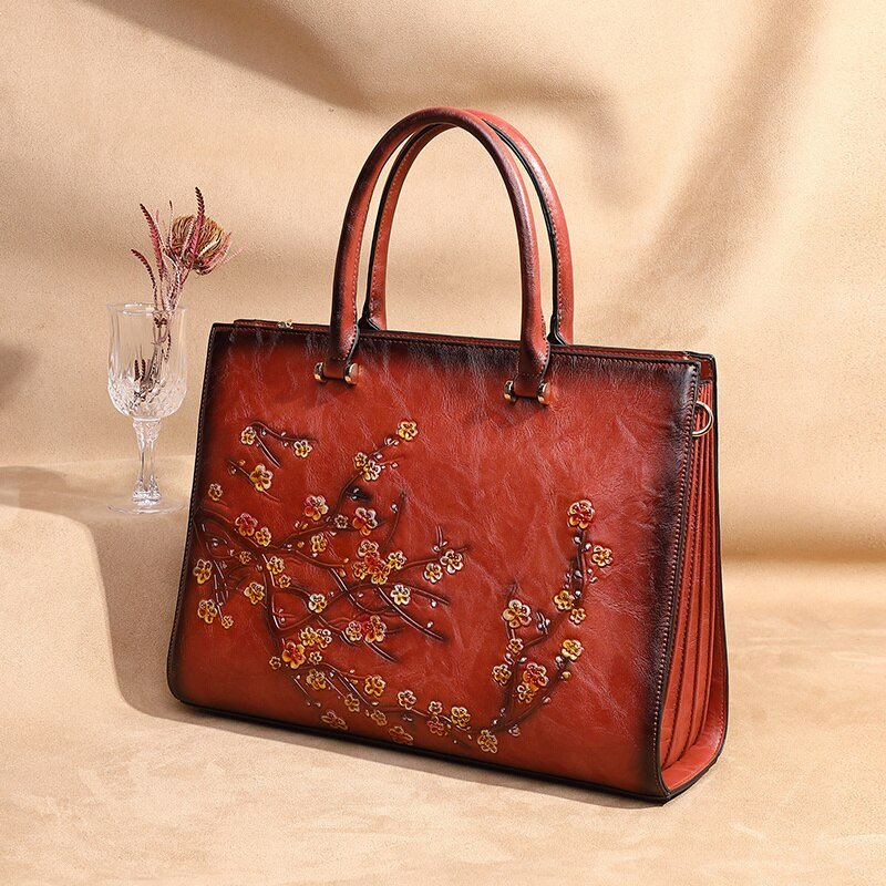 Sac de Cours Vintage Femme Marron - Louise Vintage