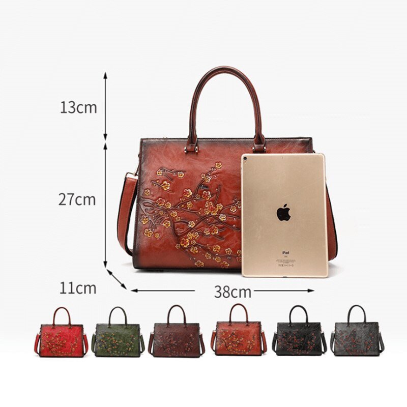 Sac de Cours Vintage Femme Marron - Louise Vintage