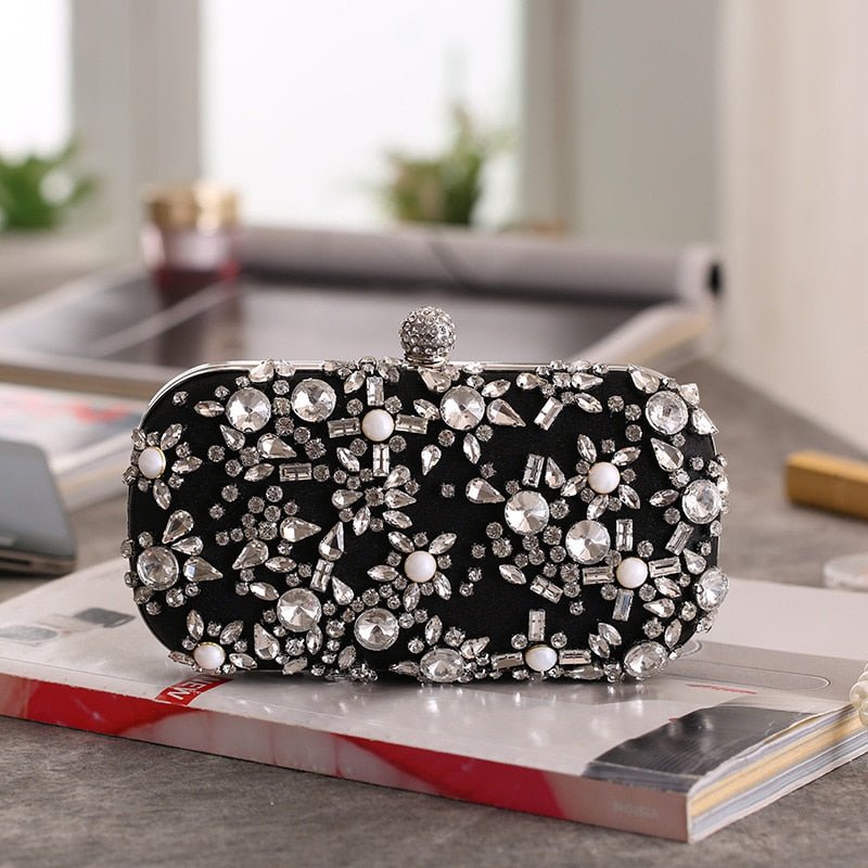 Sac de Soirée Portefeuille Black - Louise Vintage