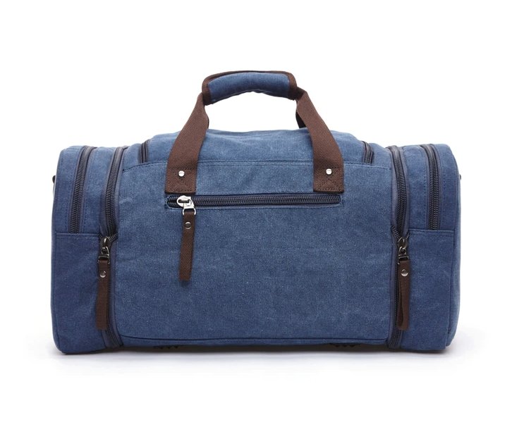 Sac de Voyage Homme Vintage Bleu - Louise Vintage