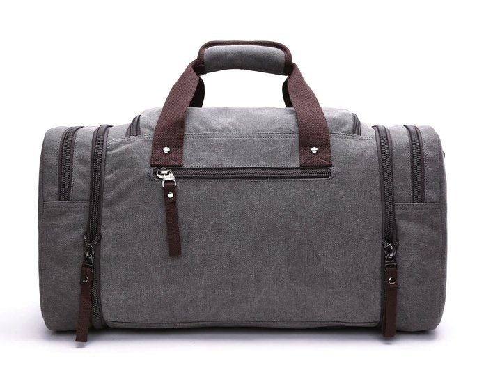 Sac de Voyage Homme Vintage Gris - Louise Vintage