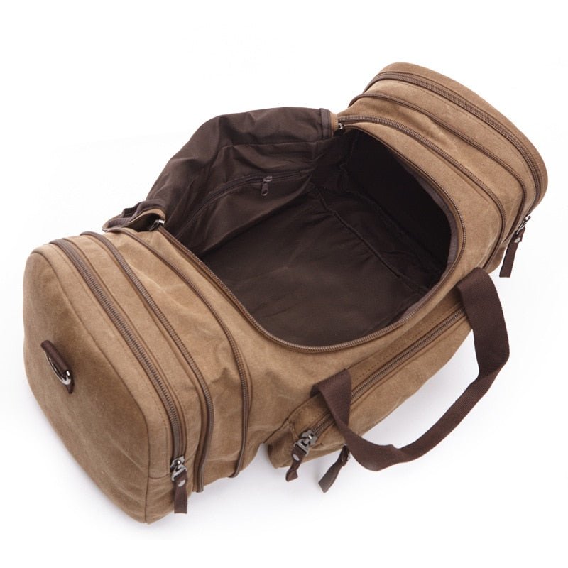 Sac de Voyage Homme Vintage Marron - Louise Vintage
