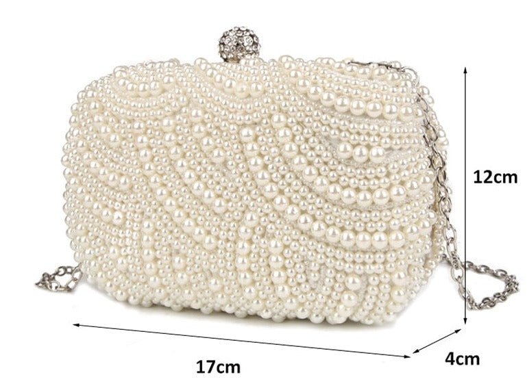 Sac en Perles Vintage Beige - Louise Vintage
