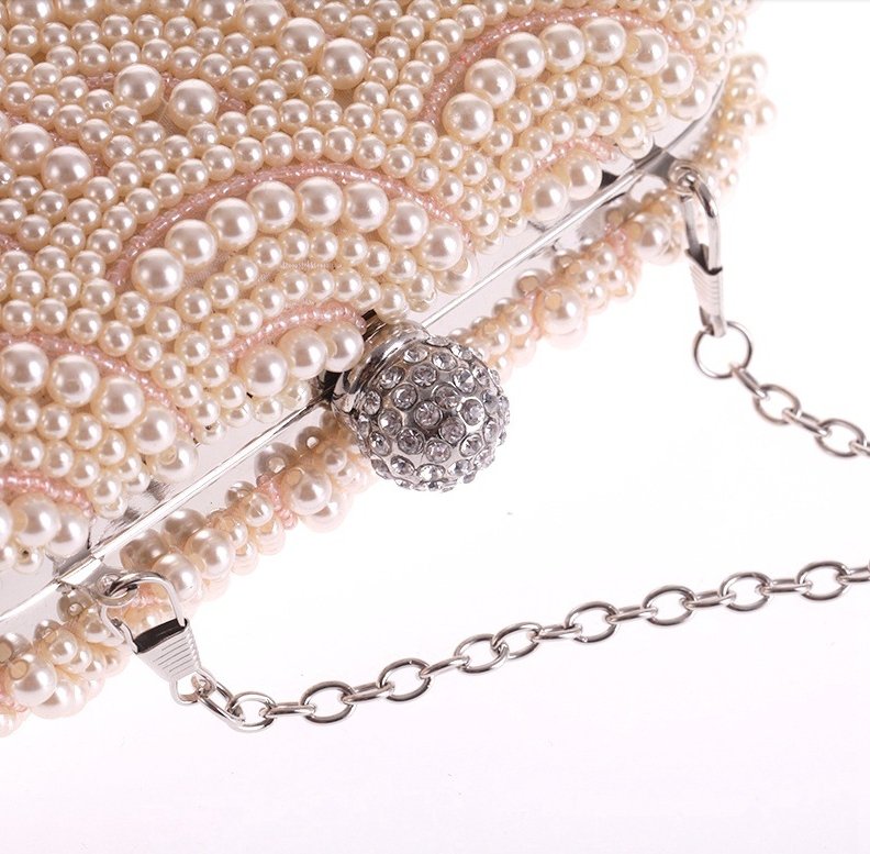 Sac en Perles Vintage Rose - Louise Vintage