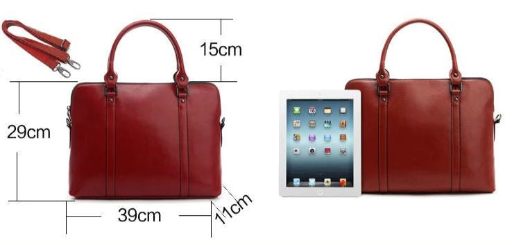 Sac Femme Cuir Vintage Bordeaux - Louise Vintage