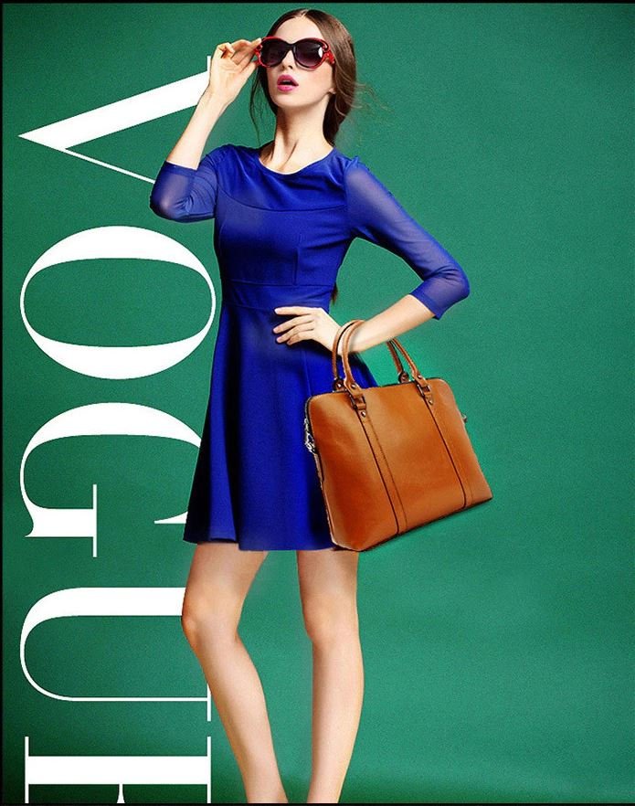 Sac Femme Cuir Vintage Marron - Louise Vintage