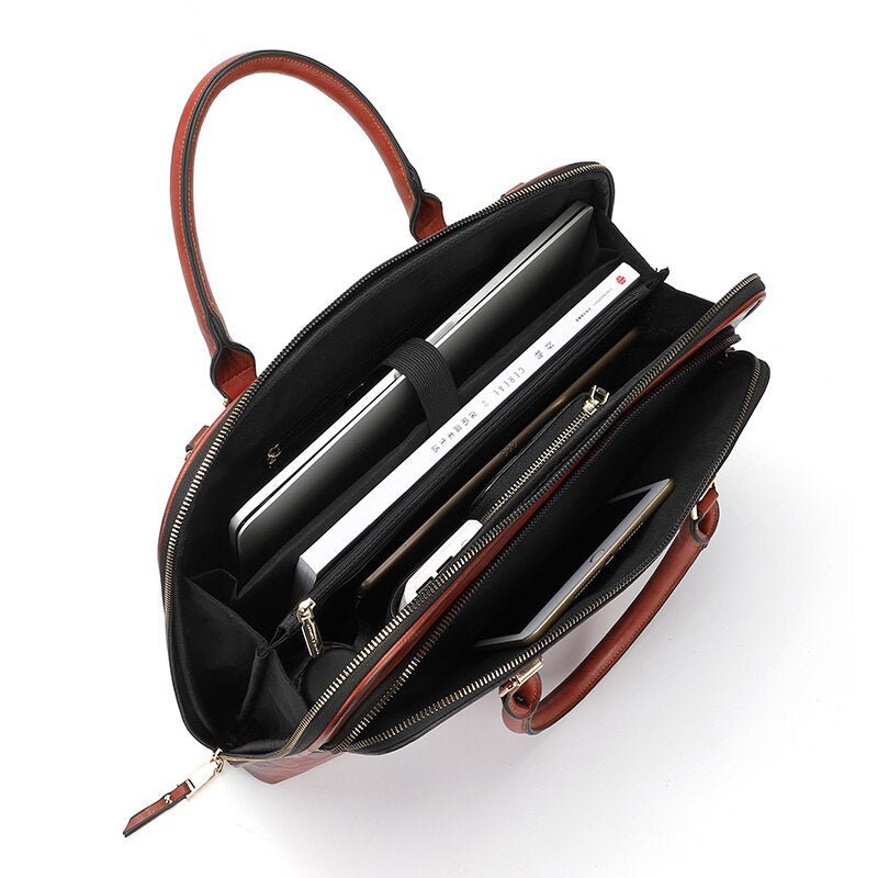 Sac Ordinateur Vintage Rouge - Louise Vintage