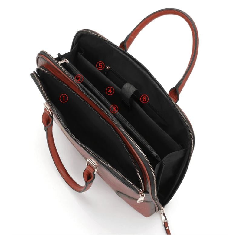 Sac Ordinateur Vintage Vert - Louise Vintage