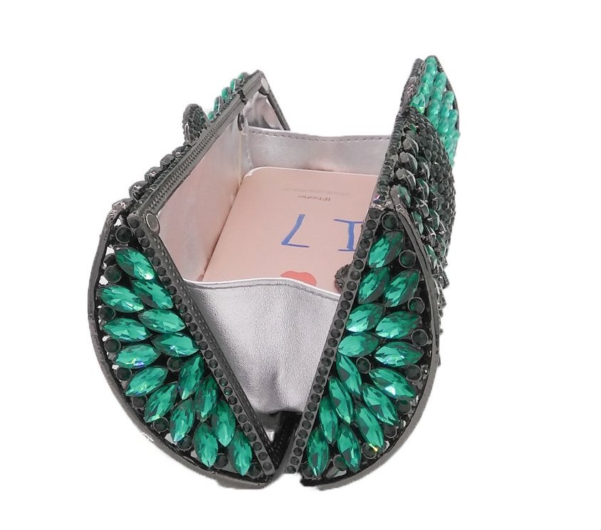 Sac Pochette Vintage Femme Verte - Louise Vintage