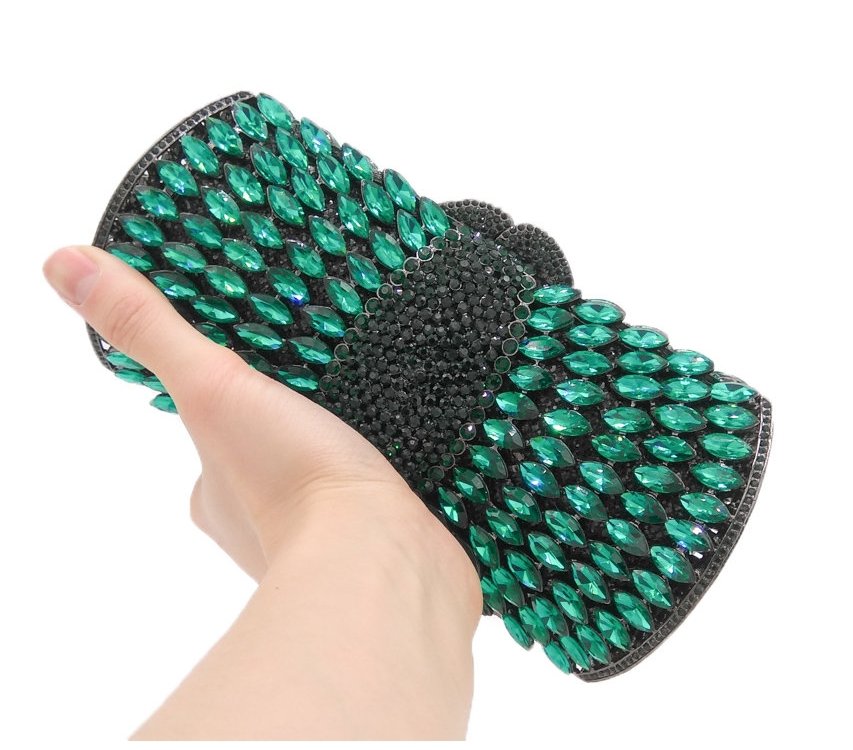 Sac Pochette Vintage Femme Verte - Louise Vintage