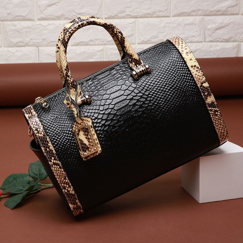 Sac Serpent Vintage Noir - Louise Vintage