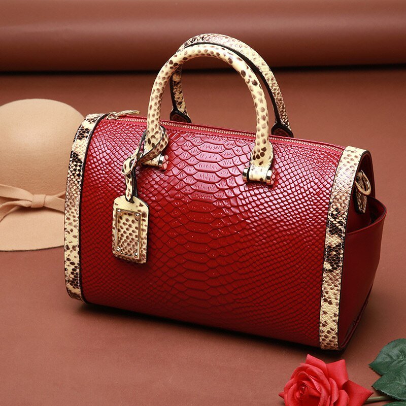 Sac Serpent Vintage Rouge - Louise Vintage