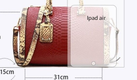 Sac Serpent Vintage Rouge - Louise Vintage
