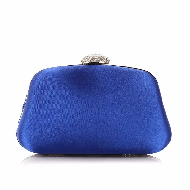 Sac Soirée Pochette Vintage Bleu - Louise Vintage