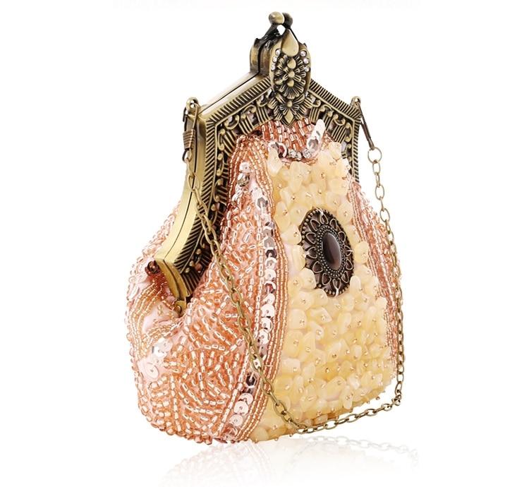 Sac Vintage Années 20 Luxe Champagne - Louise Vintage