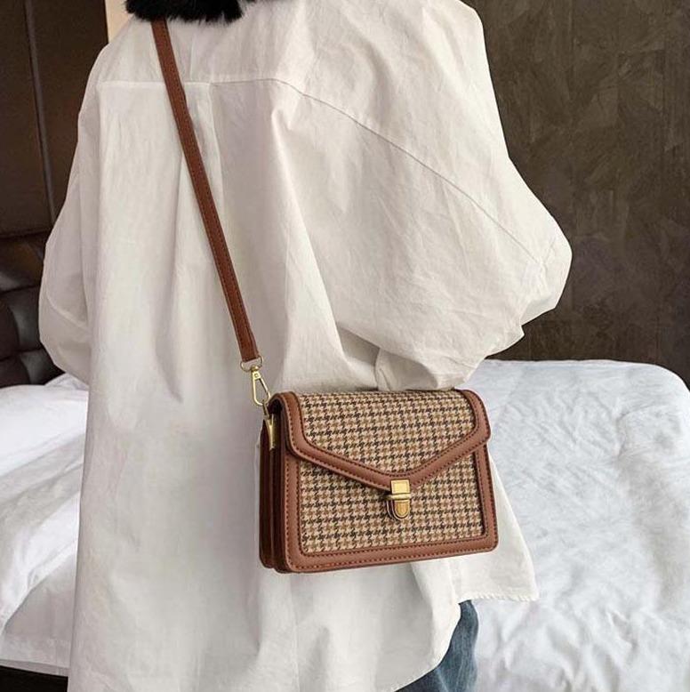 Sac Vintage Années 50 Marron - Louise Vintage
