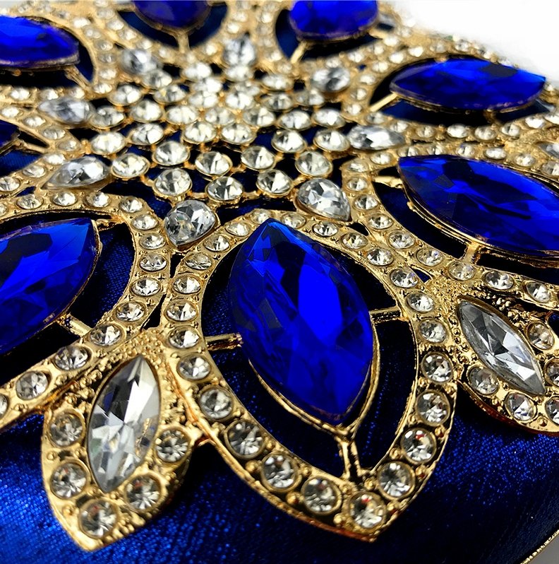 Sac Vintage Bijou Bleu - Louise Vintage