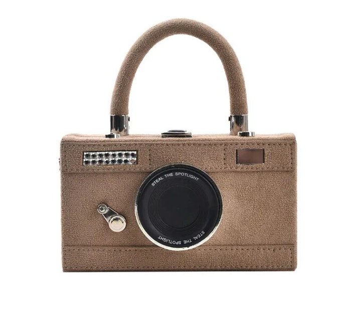 Sac Vintage Camera Beige - Louise Vintage