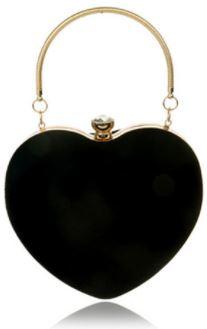 Sac Vintage Coeur Noir - Louise Vintage