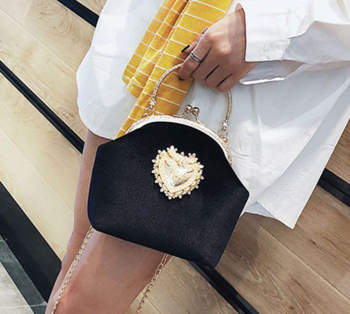 Sac Vintage Femme Chic Noir - Louise Vintage