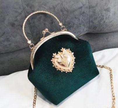 Sac Vintage Femme Chic Vert - Louise Vintage