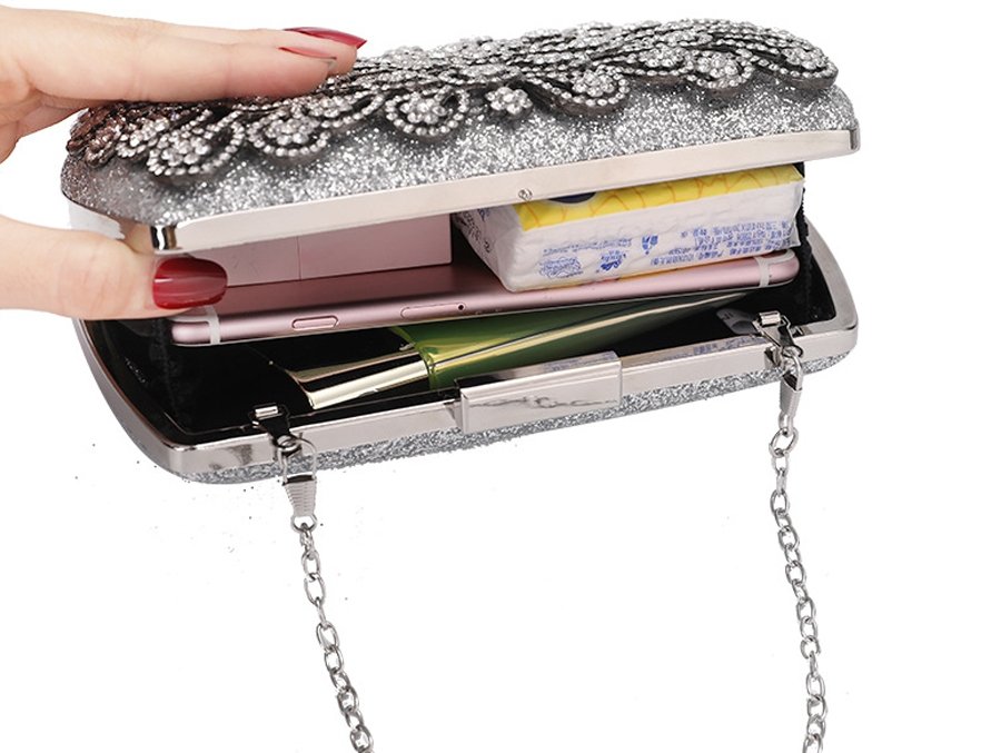 Sac Vintage Mariée Argent - Louise Vintage