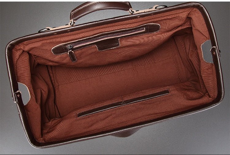 Sac Voyage Vintage Luxe Marron - Louise Vintage