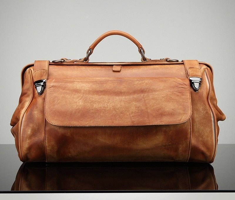 Sac Voyage Vintage Luxe Marron - Louise Vintage