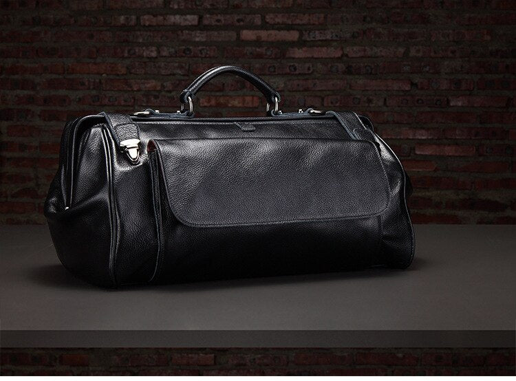 Sac Voyage Vintage Luxe Noir - Louise Vintage