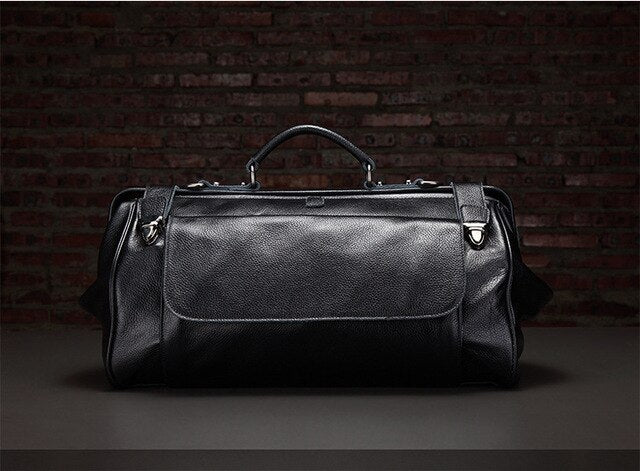 Sac Voyage Vintage Luxe Noir - Louise Vintage