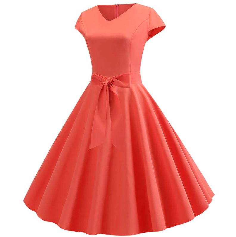 Robe Pin Up Année 50 Rose