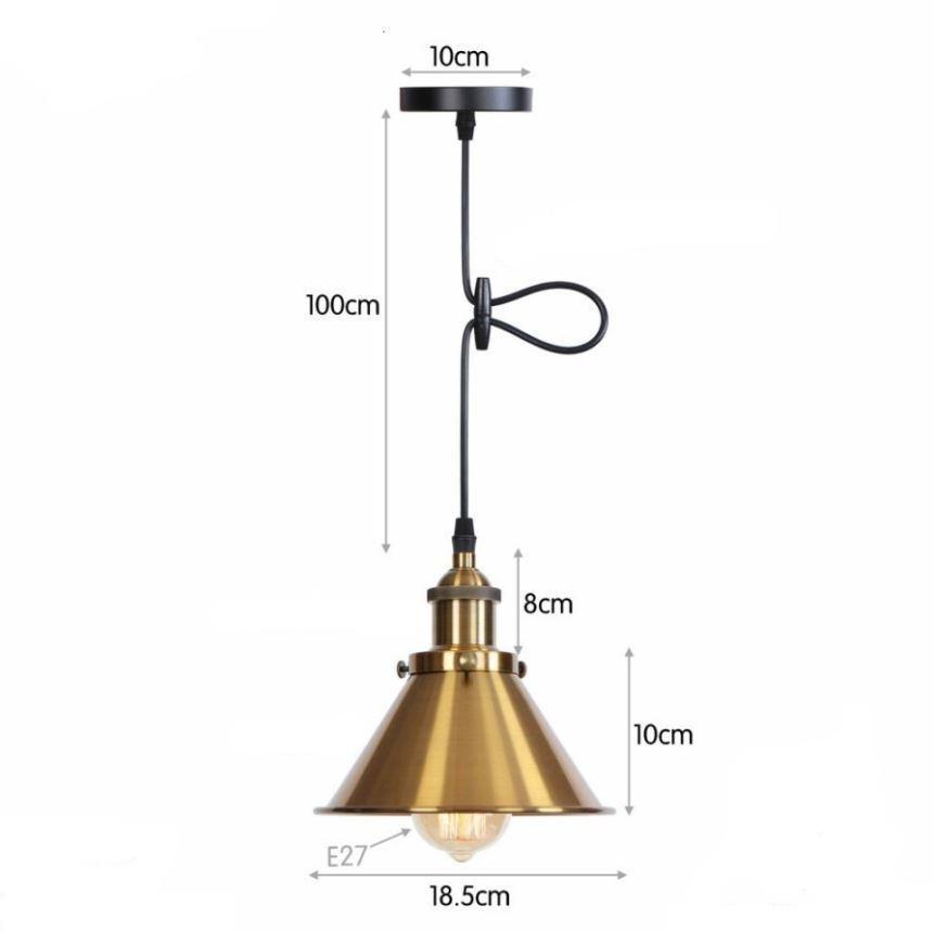 Suspension Luminaire<br> Vintage Or - Louise Vintage