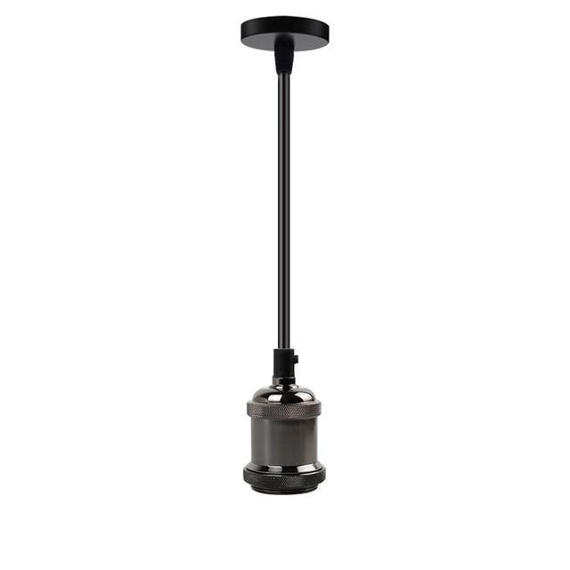 Suspension Rétro<br> Vintage Noir Brillant - Louise Vintage