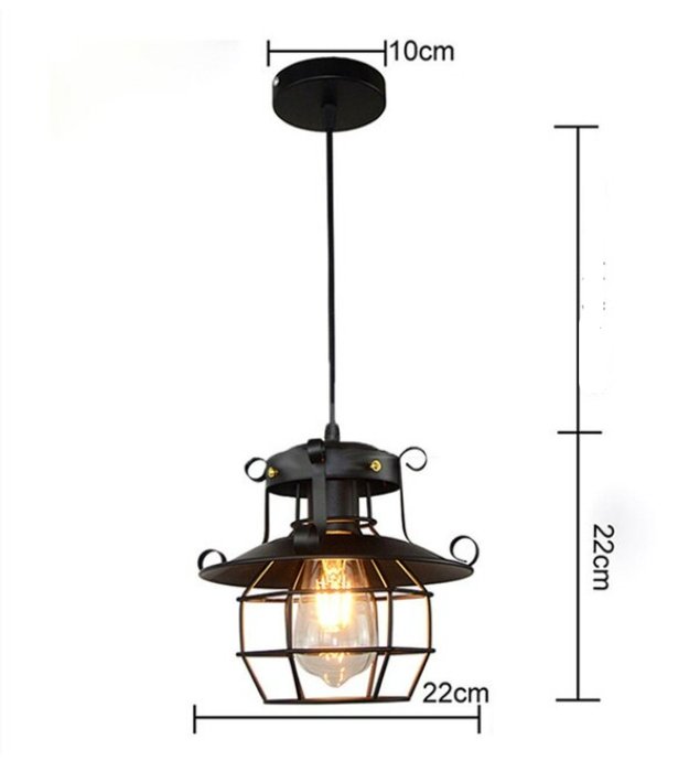 Suspension Vintage Grille Atelier - Louise Vintage