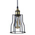 Suspension Vintage Grille Noir - Louise Vintage