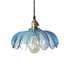 Suspension Vintage Verre Bleu - Louise Vintage