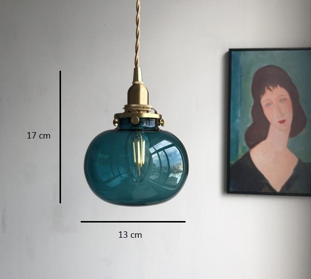Suspension Vintage Verre Goutte - Louise Vintage
