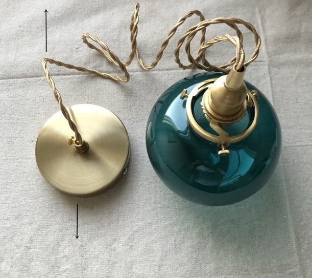 Suspension Vintage Verre Goutte - Louise Vintage