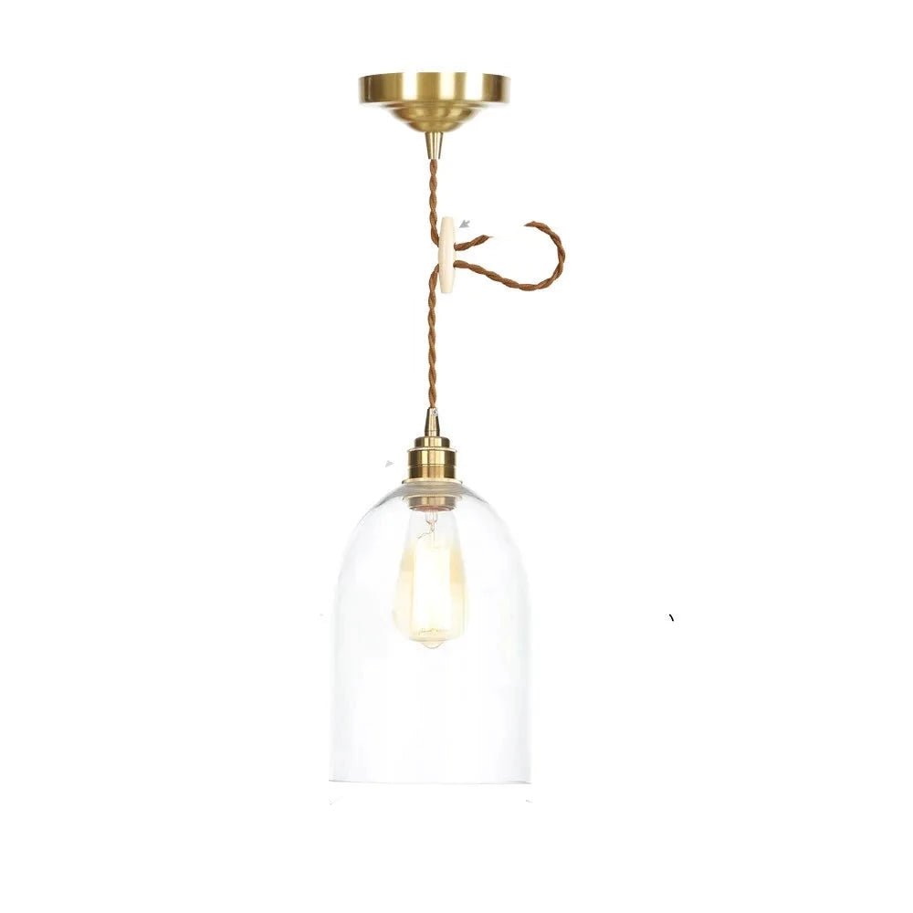 Suspension Vintage Verre Large - Louise Vintage