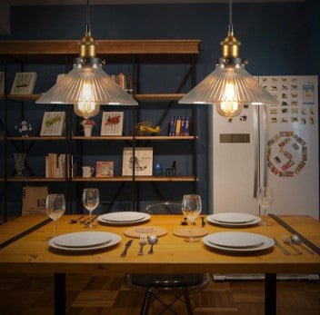Suspension Vintage Verre Style - Louise Vintage