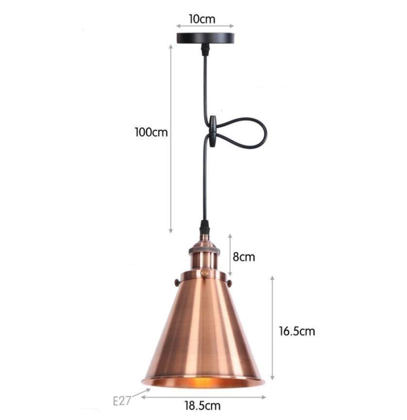 Suspension Vintage<br> Cuivre - Louise Vintage