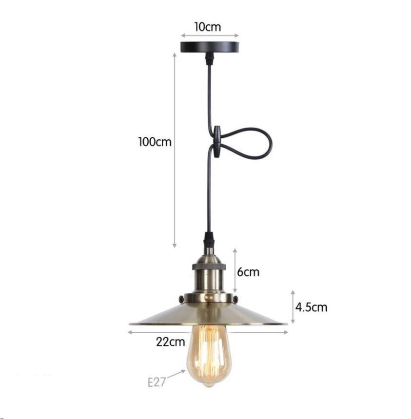 Suspension Vintage<br> Industriel - Louise Vintage