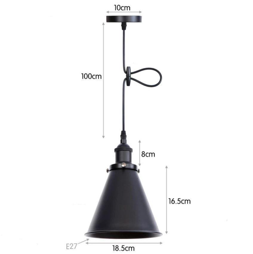 Suspension Vintage<br> Noir - Louise Vintage