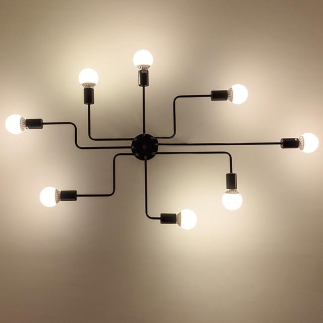 Suspension Vintage<br> Plafonnier 8 ampoules - Louise Vintage